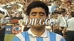Nudo en la garganta: el mensaje de despedida de la AFA a Maradona