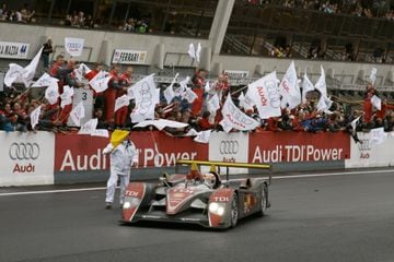 Tercera victoria consecutiva del Audi R10 TDI en las 24 Horas de Le Mans, en 2008.