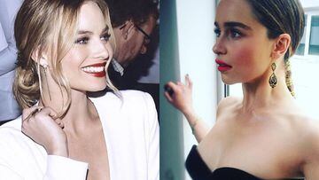 Emilia Clarke y Margot Robbie, las actrices m&aacute;s buscadas en IMDb en 2016.