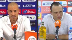 El técnico del DIM y el Pereira, hablaron en rueda de prensa sobre su paso a la final en la Liga Betplay.