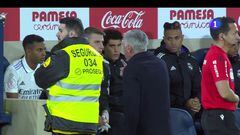 Captura de la reprimenda de Ancelotti a Rodrygo.
