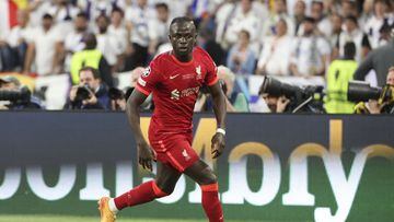 Sadio Mane of Liverpool during the UEFA Champions League Final football match between Liverpool FC and Real Madrid CF on May 28, 2022 at Stade de France in Saint-Denis near Paris, France - Photo Jean Catuffe / DPPI
 AFP7 
 28/05/2022 ONLY FOR USE IN SPAIN