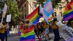 New York City's annual Pride March commemorates the 1969 uprising by members of the LGBTQ community at the Stonewall Inn in Greenwich Village.