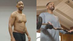 Will Smith llama a su cuerpo "asqueroso" antes de machacarse en el gimnasio