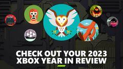 Xbox presents the Year in Review, a summary of your gaming hours on the ecosystem.