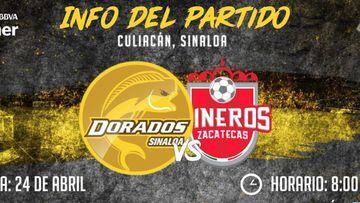 Dorados - Mineros en vivo: Ascenso MX, Semifinales