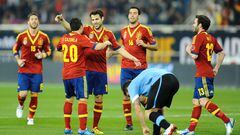 España ya jugó en Qatar: ganó a Uruguay en un amistoso en 2013.