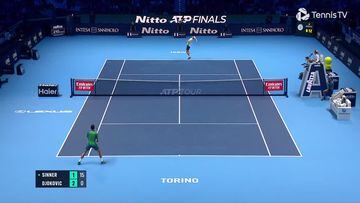 Djokovic gana ante Sinner sus séptimas ATP Finals