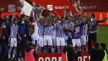 Real Sociedad lift the Copa del Rey after beating Athletic Club in Saturday&#039;s final