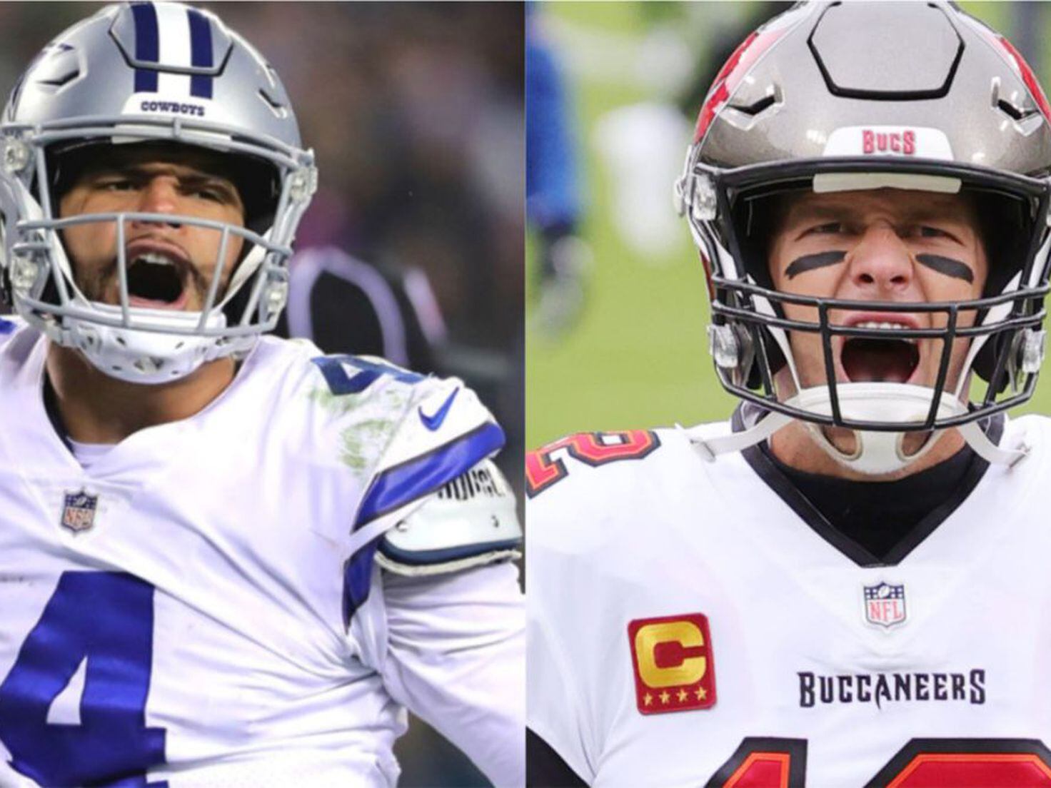 Dak Prescott outshines Tom Brady as Cowboys dominate Buccaneers in NFC  wild-card playoff game 