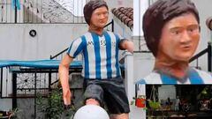 Una nueva estatua de Leo Messi ubicada en Famailla, Tucum&aacute;n, ha despertado el furor en las redes sociales.