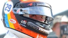 Fernando Alonso en la Indy 500.