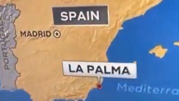 When CBS News pointed incorrectly to a region in Murcia, Spain when trying to locate La Palma, an island in the Canaries, the internet did its thing.