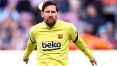 Barcelona: Messi seen sprinting as Blaugrana train at Camp Nou
