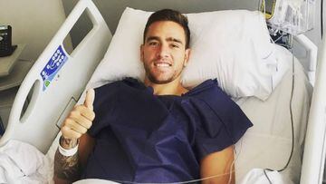 Matías Zaldivia es operado con éxito de su lesión a la rodilla