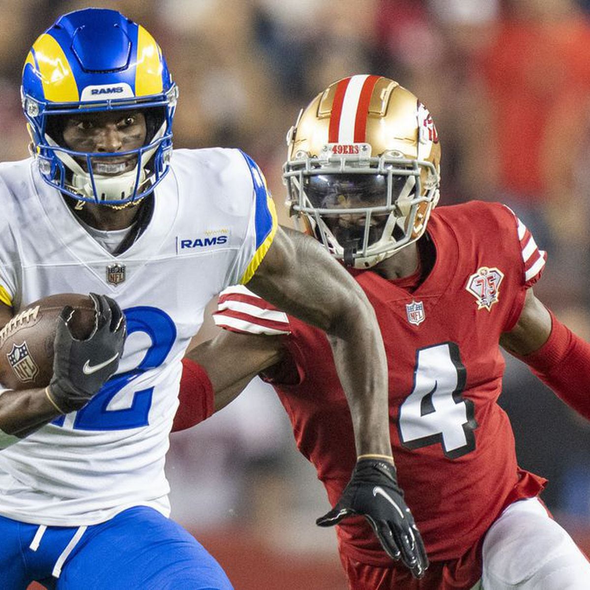 peacock rams vs 49ers