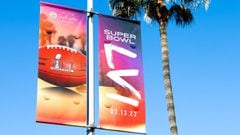 LOS ANGELES, CALIFORNIA - FEBRUARY 04: Signage is seen during a press preview of the Super Bowl Experience Presented by Lowex92s at Los Angeles Convention Center on February 04, 2022 in Los Angeles, California.   Rich Fury/Getty Images/AFP == FOR NEWSPAP