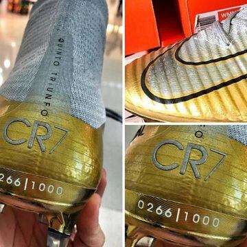 Cristiano Ronaldo Ball n d Or Fifth triumph boots leaked AS USA