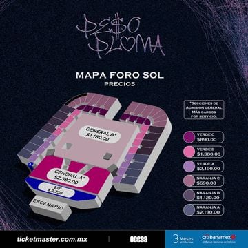 Peso Pluma en el Foro Sol de CDMX: estos son los precios de los boletos -  Tikitakas