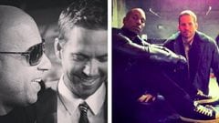 Vin Diesel y Tyrese Gibson recuerdan a Paul Walker. Foto: Instagram