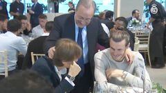 El divertido momento de Florentino con Modric y Bale