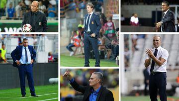 Lopetegui, Ventura, Allardyce, Martínez, Tite y Bauza, los nuevos entrenadores de los países fuertes.