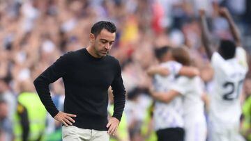 Barcelona are stuck in a negative dynamic says Xavi after El Clásico loss