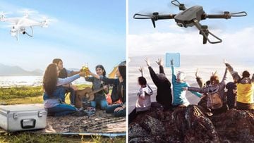 Cuatro drones con cámara superventas en Amazon Colombia