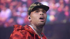 El rapero estadounidense Chris Brown durante un concierto en el &quot;Hot 97 Summer Jam&quot; de 2015 celebrado en el MetLife Stadium.