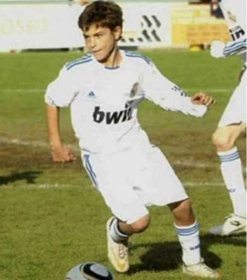 Julián Álvarez, en su breve paso por el Real Madrid.