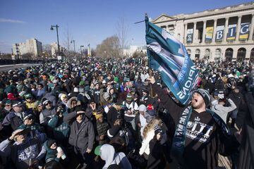 Las imágenes del desfile de los Eagles en Philadelphia tras el Super Bowl LII