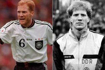 Mathhias Sammer defendió a Alemania Democrática en 1987. Ganó la Eurocopa 1996 con Alemania ya unificada y fue figura del Bayern Munich y Borussia Dortmund, equipo con el que ganó la Champions.
