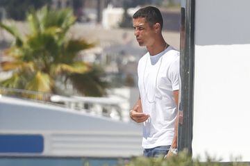 Cristiano Ronaldo y Georgina, de vacaciones en Ibiza