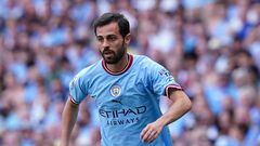 Manchester City's Bernardo Silva during the Premier League match at the Etihad Stadium, Manchester. Picture date: Saturday August 13, 2022. (Photo by Martin Rickett/PA Images via Getty Images)