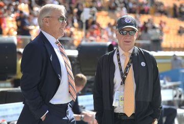 John Elway alongside Steelers' president Art Rooney II