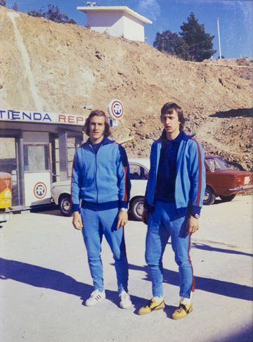 Neeskens y Cruyff en Los Ángeles de San Rafael.