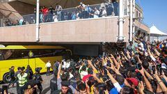 It was total madness when Cristiano Ronaldo and Al Nassr arrived in Iran, with fans swarming the team bus ahead of their Champions League group game.