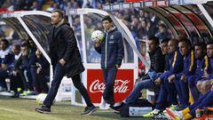 Luis Enrique turns his back on the Bar&ccedil;a bench