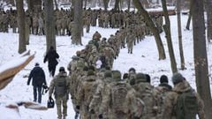 How many troops has Russia sent into invasion of Ukraine?
