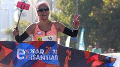 La emotiva despedida de Erika Olivera en el Maratón de Santiago