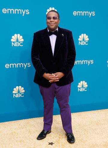 Kenan Thompson en la alfombra roja de los Premios Emmy 2022.