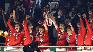 Kirkestol Mount Vesuv emne Manchester United vs Newcastle United summary: score, goals, highlights, Carabao  Cup final - AS USA