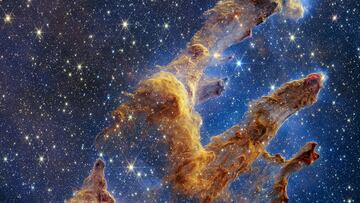 The new telescope’s spectacular images improve on those taken by Hubble revealing new details making further study of the formation possible.