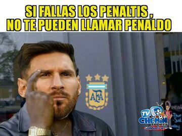 Los memes enfrían a Messi con el empate de Argentina