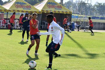 Las jugadoras de la Selección Colombia femenina completaron su tercer día de entrenamientos de cara a los dos partidos amistosos frente a la Selección de Estados Unidos el 18 y 22 de enero de 2021.