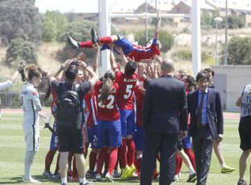 Atlético's Women's team lift the Copa de la Reina in Las Rozas