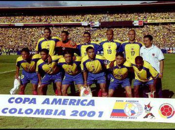 Uno de los grandes logros más grandes de Yepes con la Selección fue la Copa América de 2001