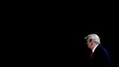 U.S. President Donald Trump looks on during a campaign rally for Republican U.S. senators David Perdue and Kelly Loeffler, ahead of their January runoff elections to determine control of the U.S. Senate, in Valdosta, Georgia, U.S., December 5, 2020. REUTE