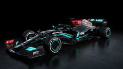 Mercedes presenta el W12, el nuevo monoplaza de Hamilton