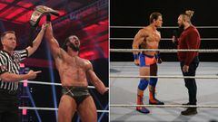 Drew McIntyre, John Cena y Bray Wyatt en WrestleMania 36.